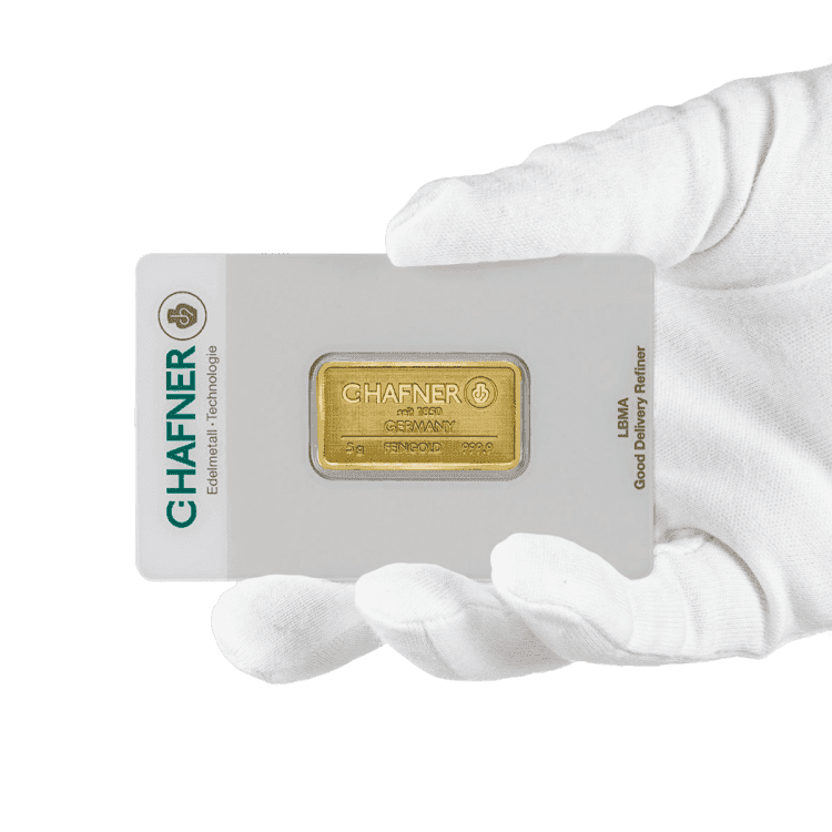 5g C. Hafner Gold Bar