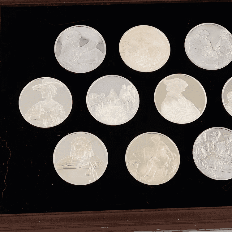 3 kilo Franklin Mint Silver Coin Mixed Years