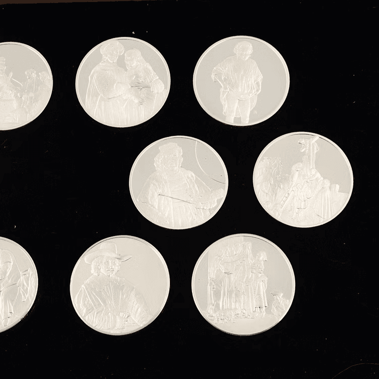 3 kilo Franklin Mint Silver Coin Mixed Years
